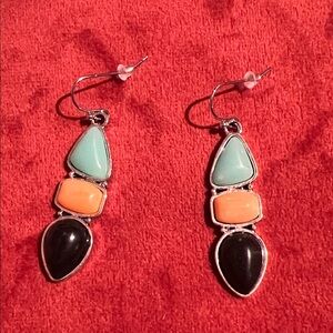 Elegant Multicolor Dangle Earrings